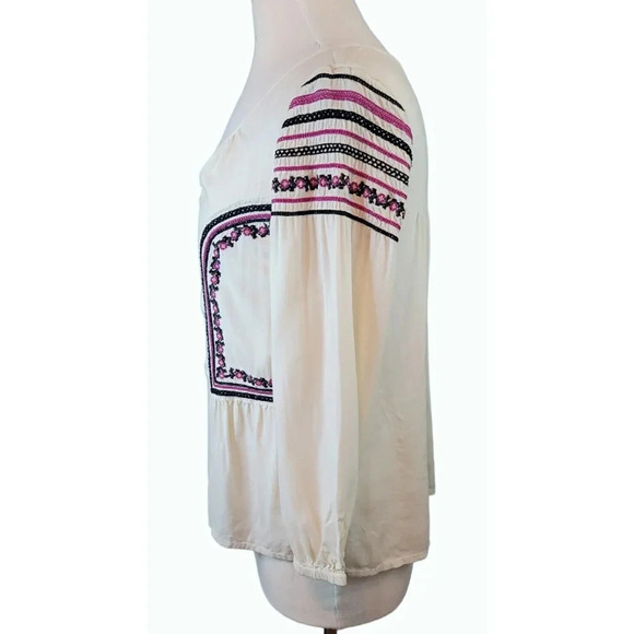 American Eagle Outfitters Peasant Top Size M - Picture 1 of 6